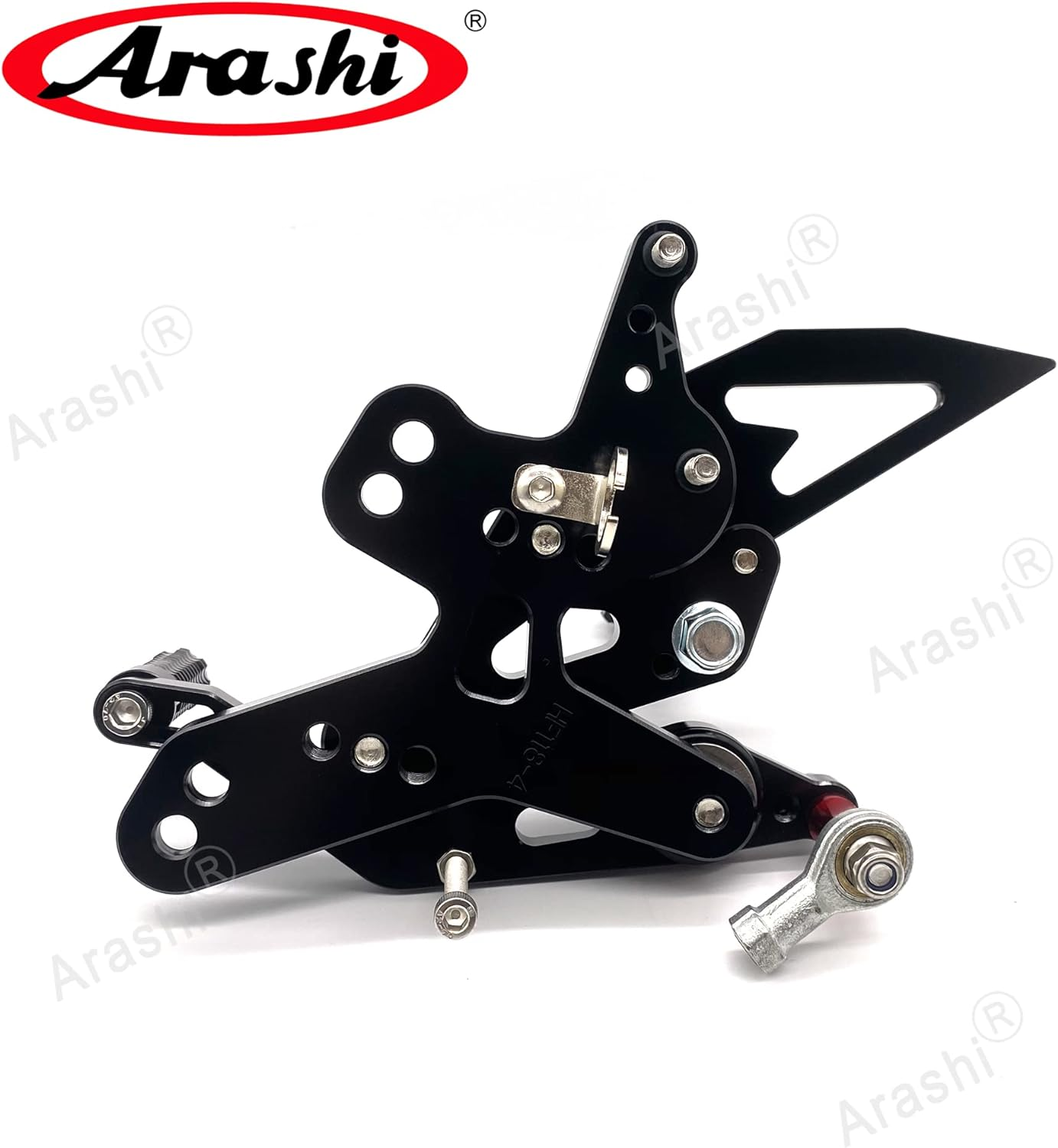 Arashi (Version 2.0) Rearsets for Honda CBR650R CB650R CBR650F 2019-2023 Motorcycle Accessories Parts Adjustable Footrests Footpeg Foot Peg Rear Sets Black image number 3