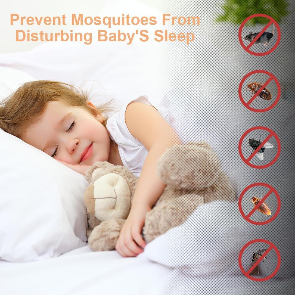 Stainless Steel Wire Mesh 30 Cm X 120 Cm Mouse Mesh Rabbit Wire Mesh Fine Mesh Fly Screen Stainless Steel Roll Metal Mesh Fine 1 Mm Holes for Ventilation, Filter, Safety, Windows image number 4