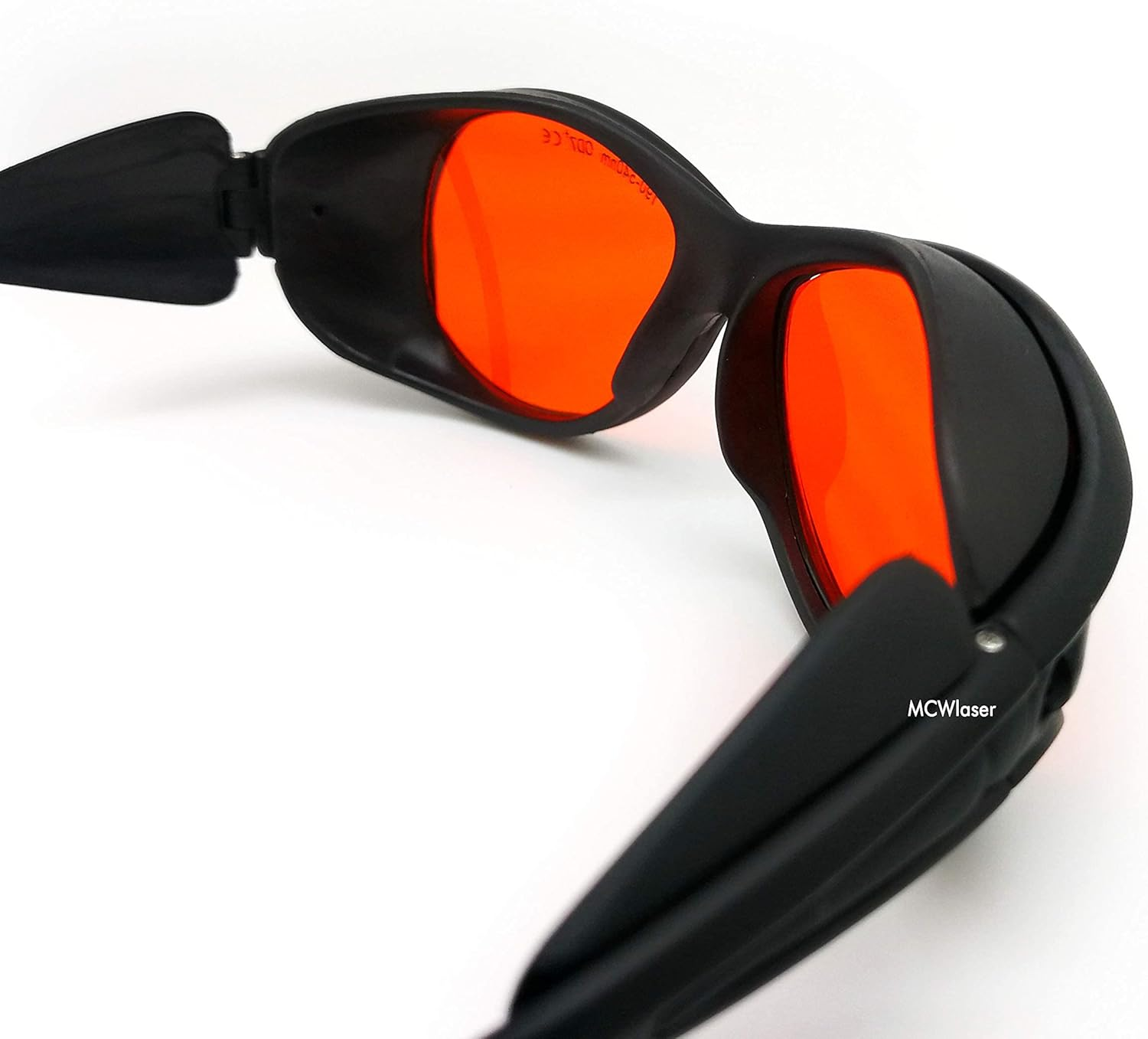 Mcwlaser 190-540Nm Laser Safety Goggle Glasses OD7+ for UV Light Violet Blue Green Laser 405Nm 445Nm 450Nm 473Nm 532Nm Style 2