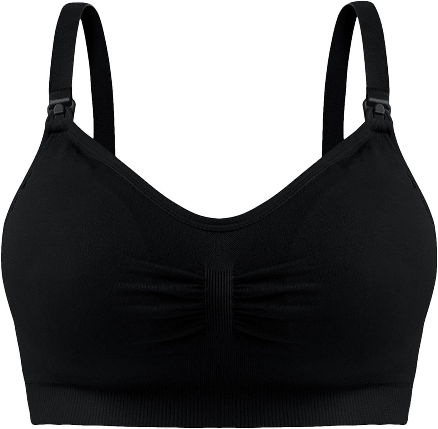 Seamless Nursing Bra,Elastic Breathable Nursing Bras - Full Coverage Comfortable Maternity Bra Breastfeeding Bra for Daily Wear