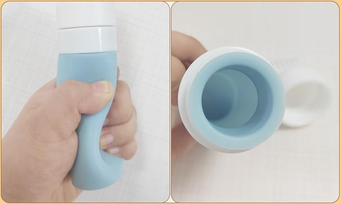 2 Packs Silicone Hair Oil Applicator, Root Comb Applicator Bottle for Hair Dye, Scalp Oil Applicator Bottle and Brush (Pink+Blue, 60Ml) image number 4