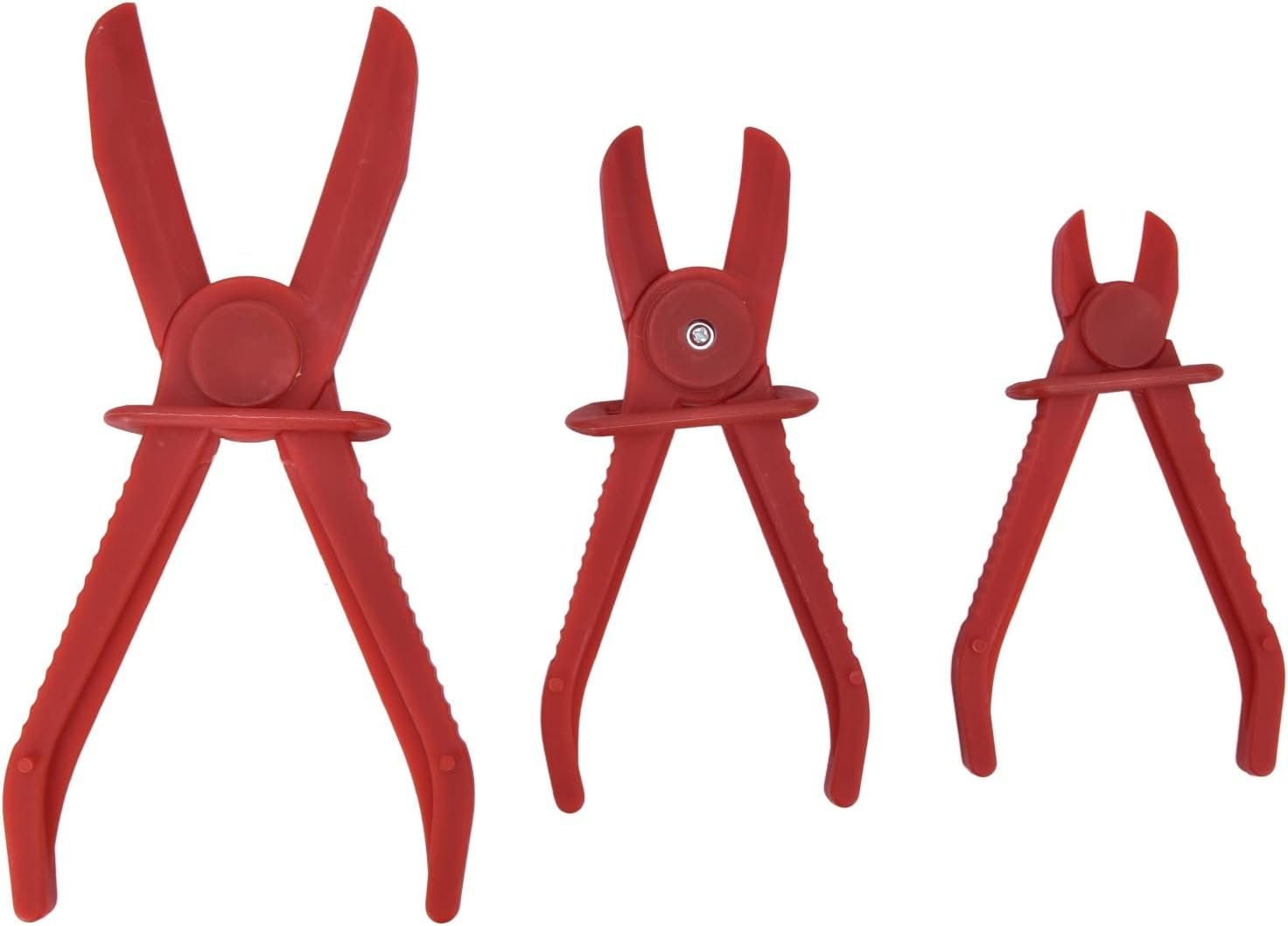 3Pcs Hose Pinch Pliers Fuel Line Brake Clamp Nylon Tool Set Kit for Workshop Factory image number 2