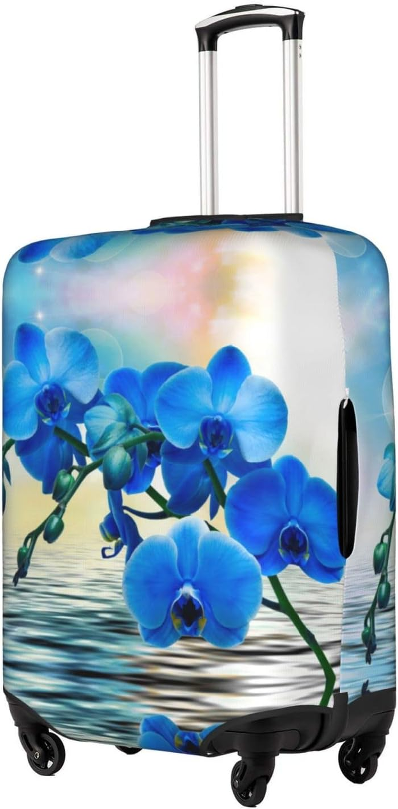 Beautiful Flower Luggage Cover Anti-Scratch Suitcase Protector Fits 18-32 Inch Luggage image number 6