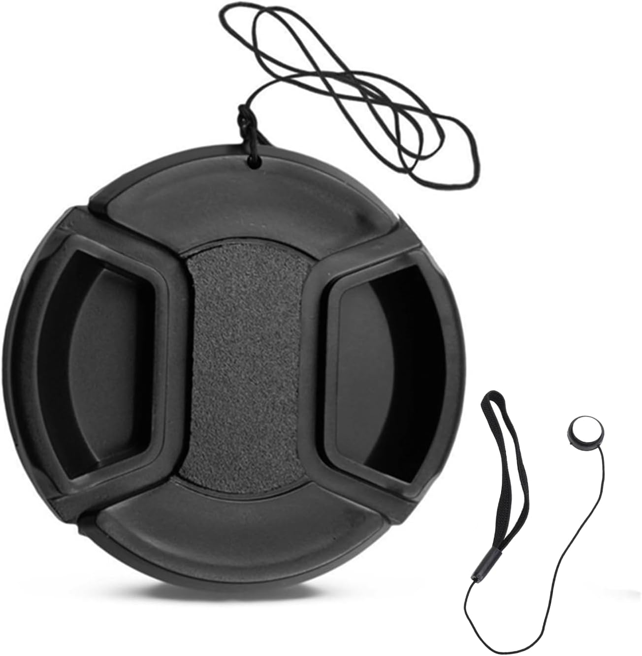 Wisoqu Front Lens Cap Cover, Center Pinch Lens Cover with Anti-Loss Keeper Leash, for Camera Accessories (77Mm) image number 4