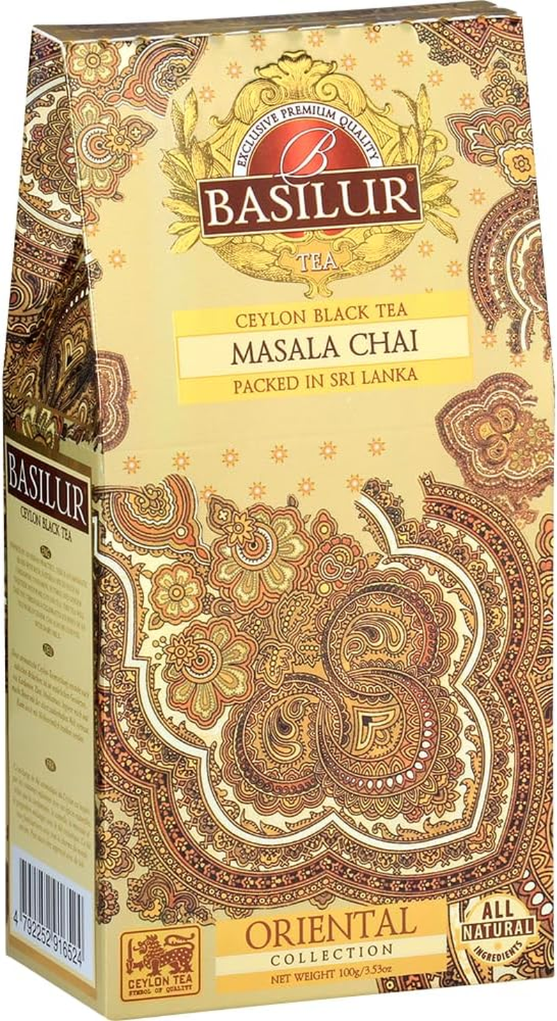 Basilur Masala Chai Spiced Ceylon Black Tea - 100G Loose Leaf Tea Refill Pack image number 6
