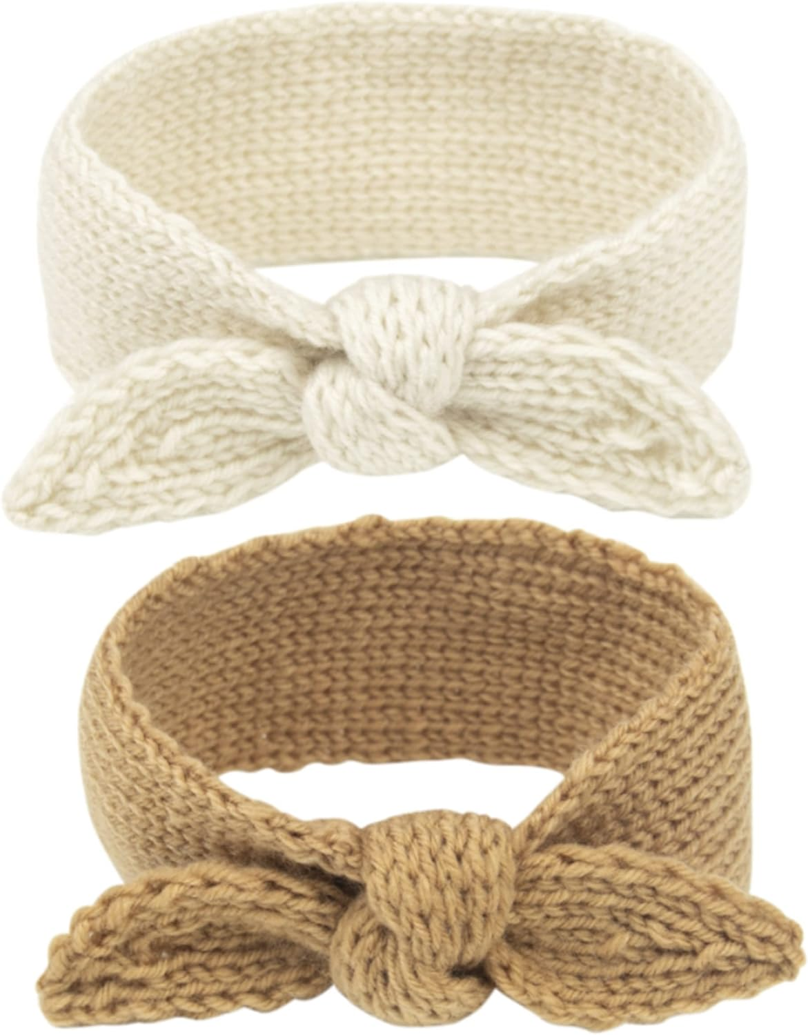 IZUS Turban Headband Baby Girl - Warm Rabbit Knot Hair Band, Knit Head Wrap for Newborn, Toddler and Children