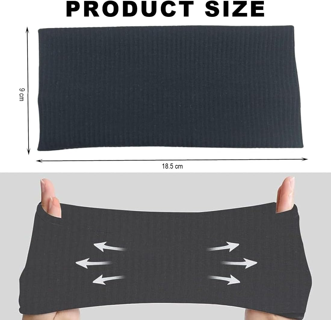 Aililong Women'S Summer Headband, Set of 3 Cotton Hair Bands, Non-Slip Headband, Elastic Hair Band, Sweat-Absorbing, Beige Hair Accessories, Women for Workout, Yoga, Running and More image number 1