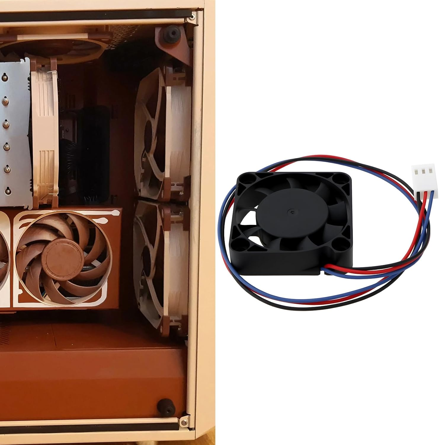 VGOL 3Pin Cooling Fan DC5V 1.08W ME40100V1-000U-G99 Suitable for Computer Server Auxiliary Cooling Small Electronic Equipment Cooling