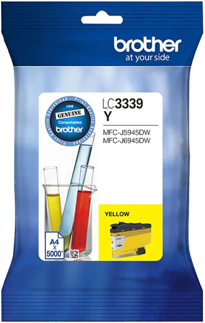 Brother Genuine LC3339XLBK High-Yield Capacity Ink Cartridge, Black, Page Yield up to 6000 Pages, (LC-3339XLBK) for Use With: MFC-J5945DW, MFC-J6945DW, MFC-J5845DW, MFC-J6545DW High-Yield Capacity image number 2