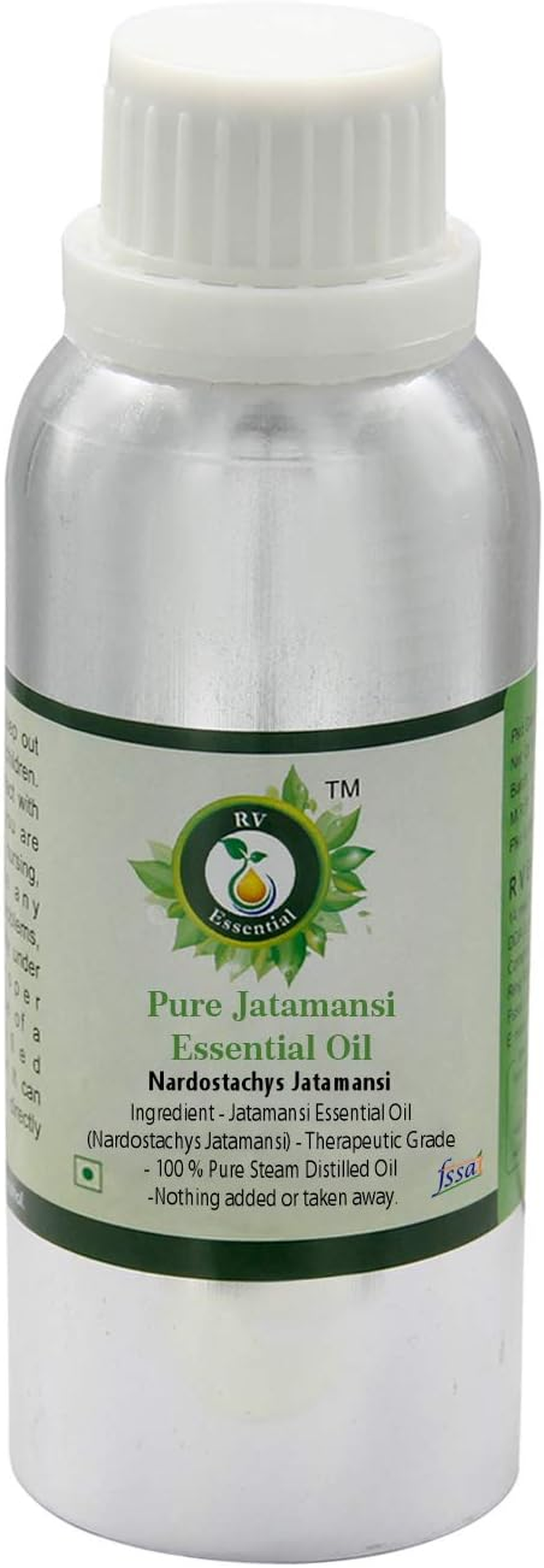 Jatamansi Essential Oil | Nardostachys Jatamansi | 100% Pure Natural | Nardostachys Jatamansi Oil | Jatamansi Oil for Hair | Steam Distilled | 10Ml | 0.338Oz by R V Essential image number 4