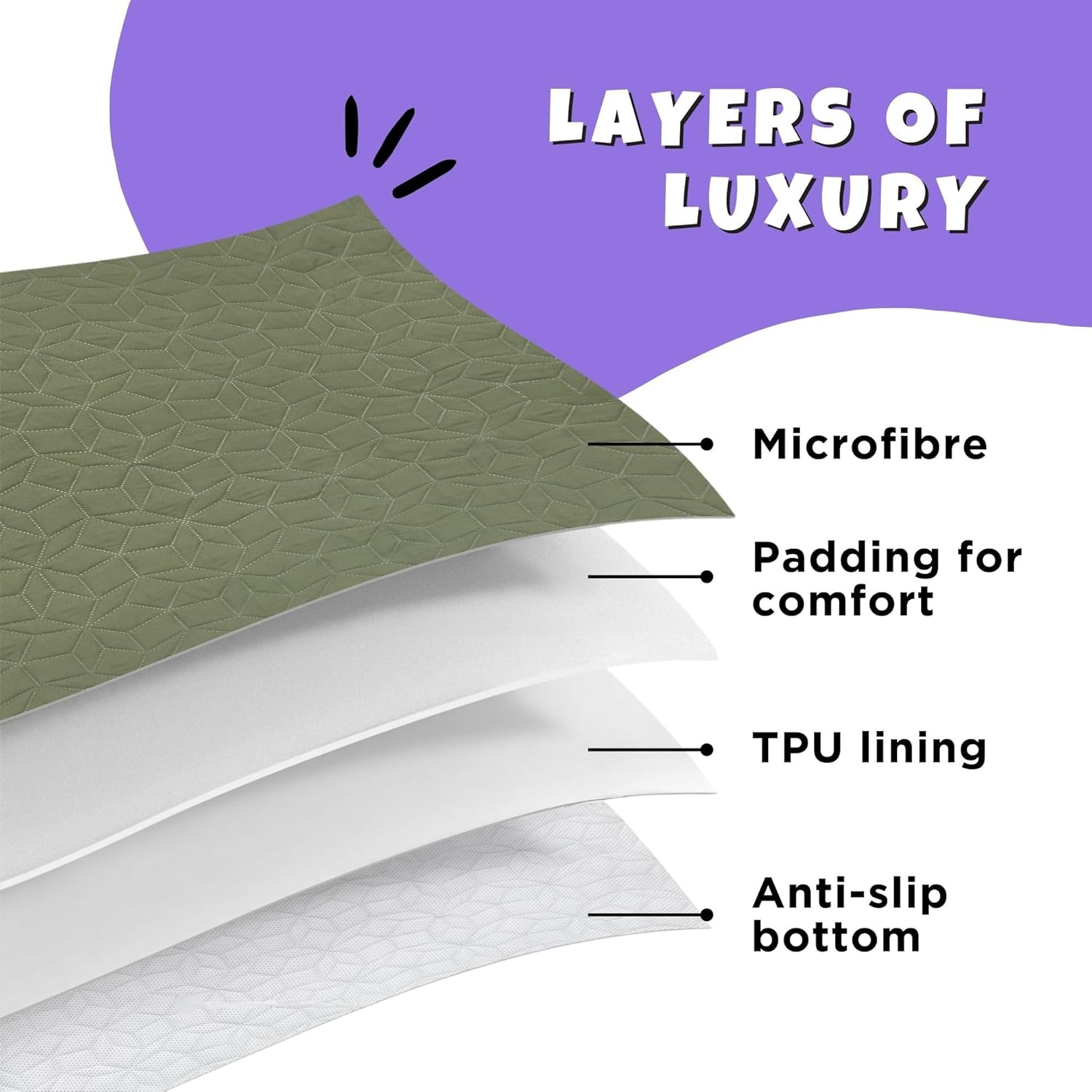 Charlie&rsquo;S Sofur Waterproof Dog Bed Sofa Cover Protector Pet Blanket (Single/King Single Bed 132X208Cm) for Couch Furniture Car Boot Non-Slip Quilted Padded Washable for Pets/Dogs/Cats/Kids - Pink image number 3