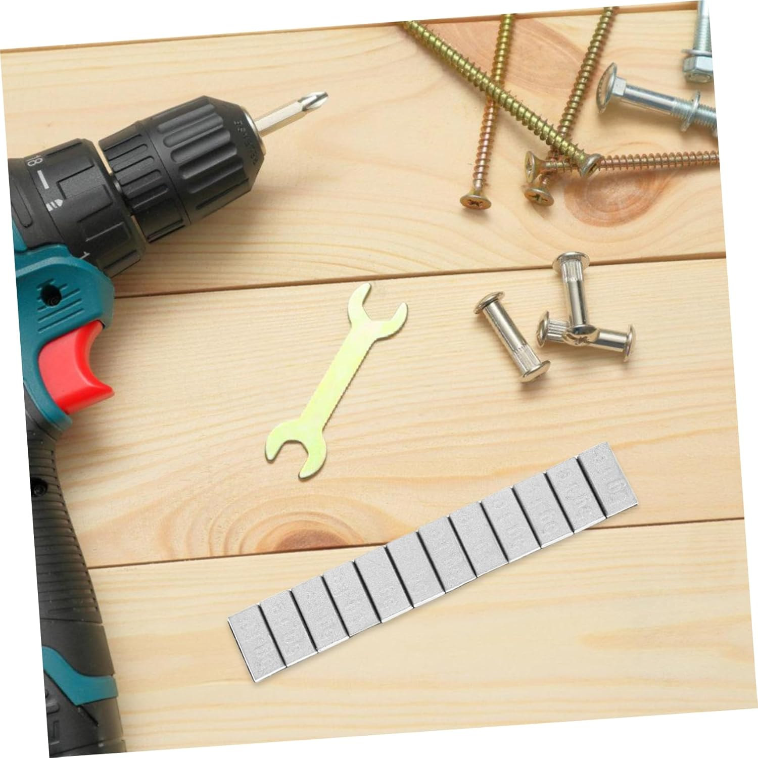 COSMEVIVI Car Wheel Balance Weight Blocks 7-Strips Pack Adhesive Heavy Duty Tire Weights Vehicle Tire Replacement Accessories for Automotive Tyres and Wheels