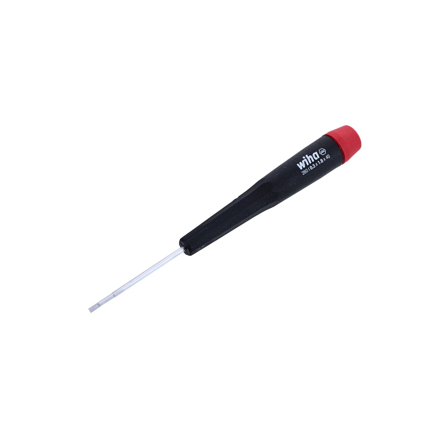 Wiha 96018 Slotted Screwdriver with Precision Handle, 1.8 X 40Mm