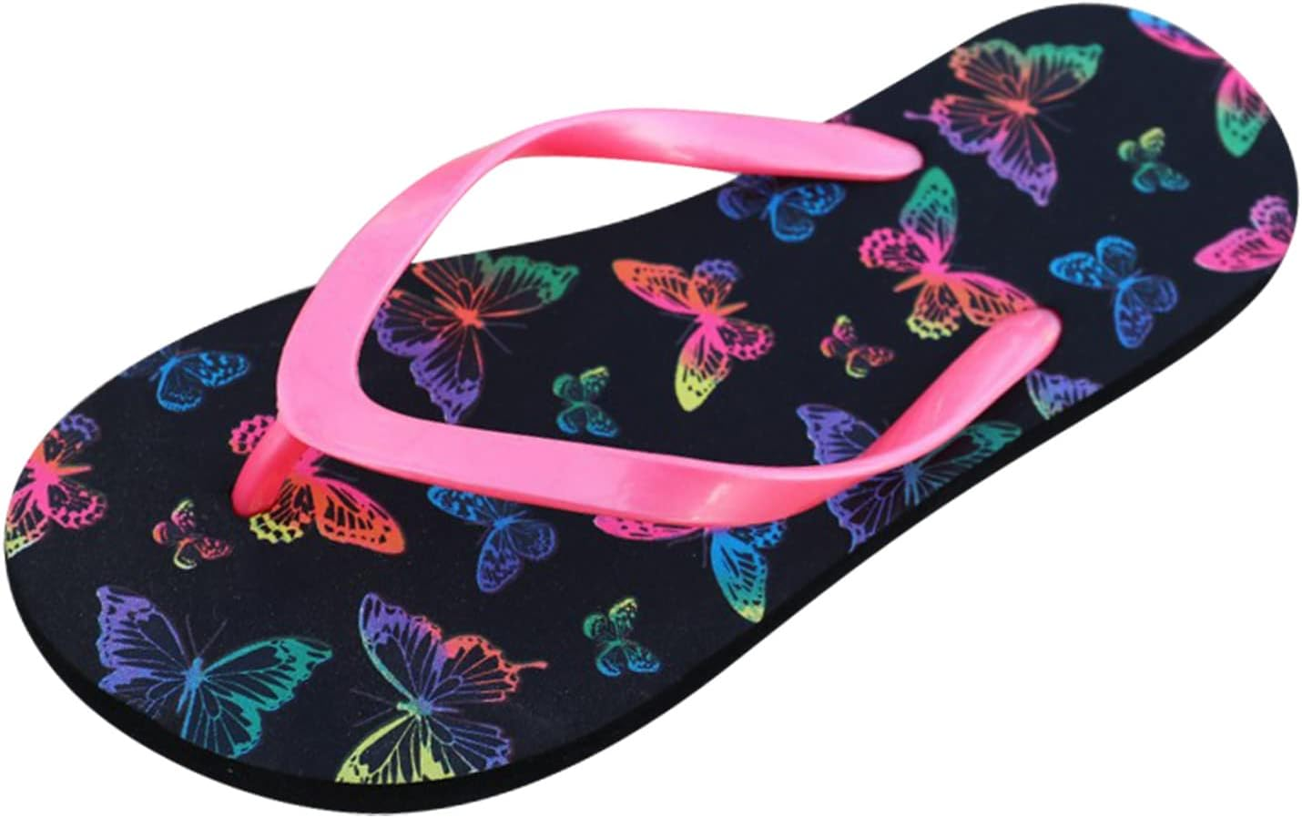 Men'S Flip Flops Closed Toe Flops Flat Flip Flops Beach Sandals Fashion Sandals Flat Summer Beach Slippers Women Sandals with Arch Support New Leather Wedged Sandal Women Size 9