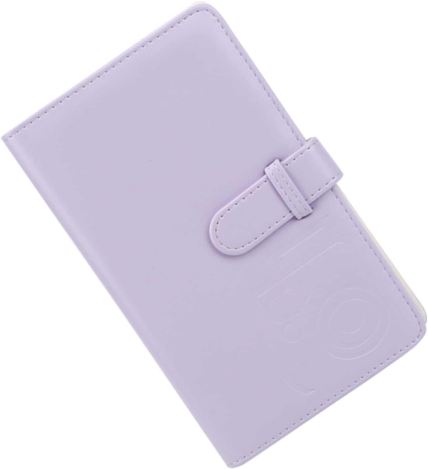 3 in 96 Pockets Photo Album, Picture Albums Cardcase Bank Card Storage Book for Mini11/8/9/7S/25/70/90 Instant Camera Photograph (Purple) image number 4