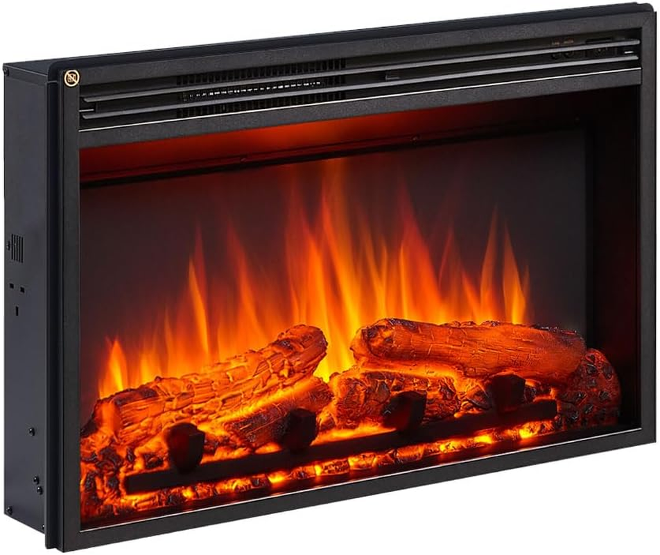 Modaliving Stella 27-Inch 2000W Electric Fireplace Insert for Cozy Ambience image number 4