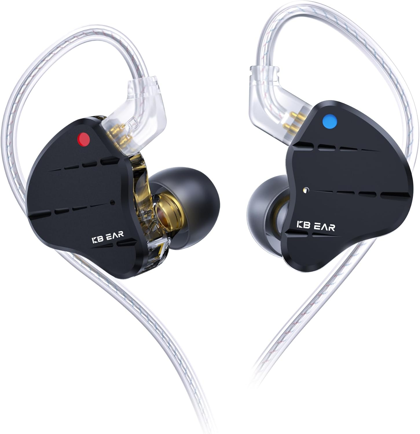 Yinyoo KBEAR KS10 In-Ear Monitors Dynamic 1DD and 4BA IEM Headphones Noise Cancelling 3.5Mm Jack Lightweight Hifi Headphones for Musicians, Singers and Professional Gamers image number 6