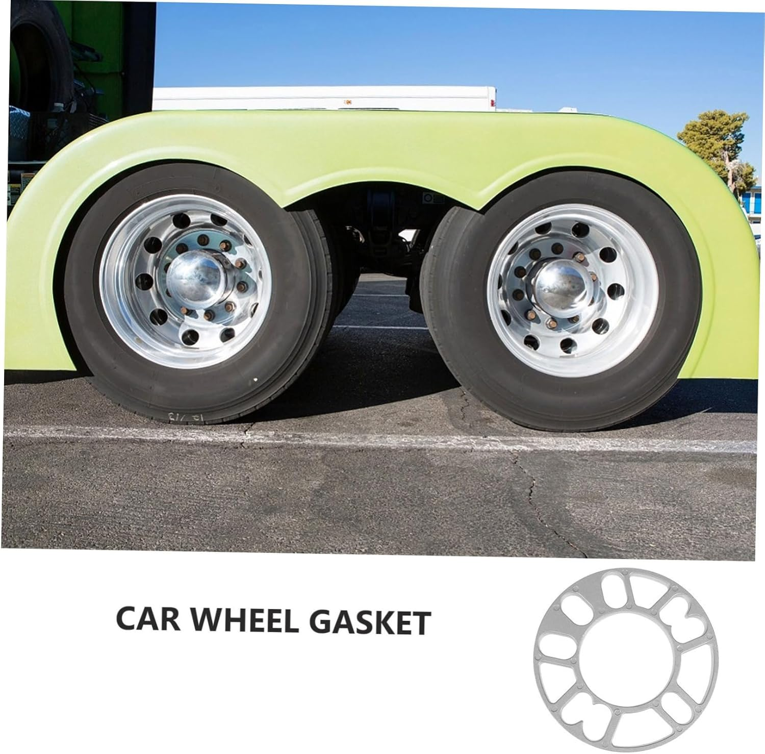 ABOOFAN 2Pcs Aluminum Alloy Wheels Spacers for Car Practical Wheel Shims for Automotive Use image number 5