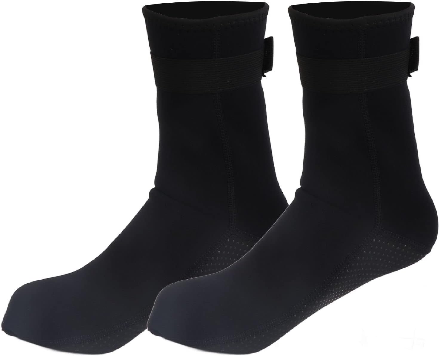 Diving Sock, 3Mm Thermal Beach Neoprene Sock anti Slip Sand Proof Flexible Diving Fin Wetsuits Water Sock for Snorkeling, Swimming, Scuba Diving, Water Sports, Men, Women, 1 Pair (M) image number 1