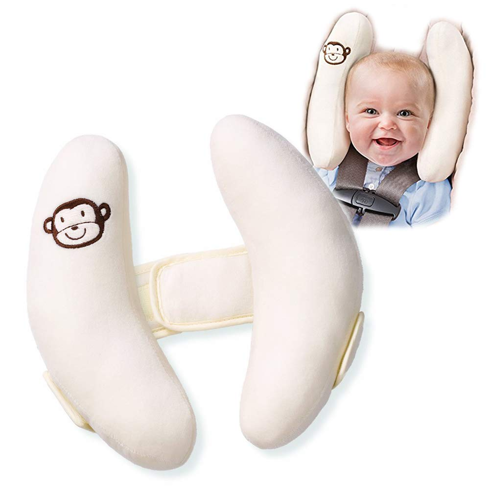 Adjustable Travel Pillow for Kids Toddler, Portable Head Support for Car Seats for Newborn, Head Support Pillow for Baby, Headrest Pillows for Cars, Rest Baby'S Head Comfortably in Any Position image number 4