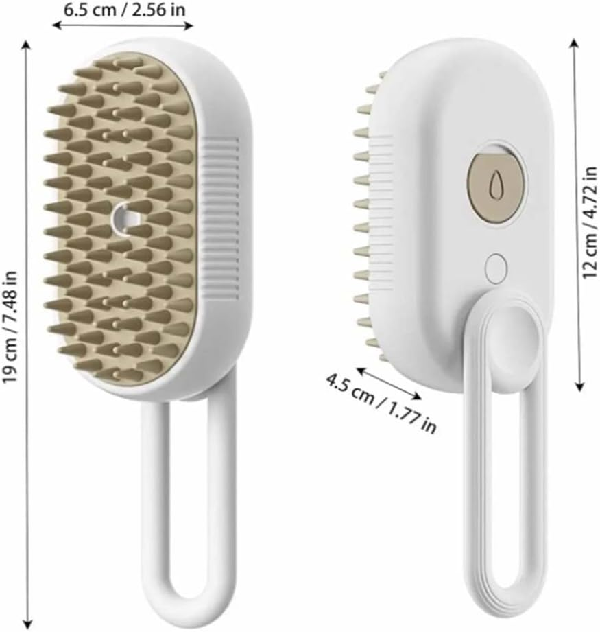 DWYYWSM Cat Steam Brush for Shedding, Steam Brush for Indoor Cats, Water Brush, Cat Spray Mist Massaging Brush, Pet Hair Removal Brush, Suitable for Cats, Dogs and Rabbits, Cat Cleaning Brush image number 1