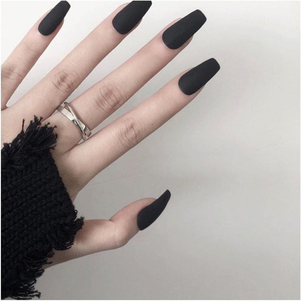 Fake Nail 24Pcs/Cute Nail Art Wearable French False Nail Short Nails Full Cover Nail Art Tips Press on Nails for Women and Girls Nail Tips Women False Nails