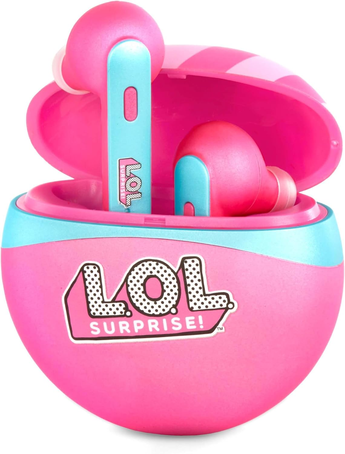 LOL Surprise Wireless In-Ear Headphones for Kids with 3D Stereo Sound and Built-In Microphone [Exclusive to Amazon]