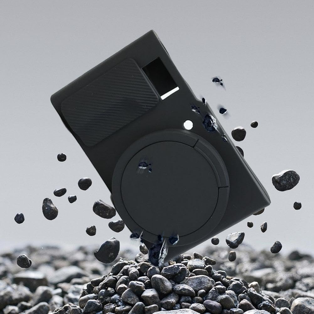 Silicone Case Compatible for Lumix Tz99/Zs99 Digital Camera - Soft Rubber for Lumix Tz99/Zs99 Protective Cover with Removable Lens Cover - Anti-Slip & Anti-Scratch - Coffee image number 7