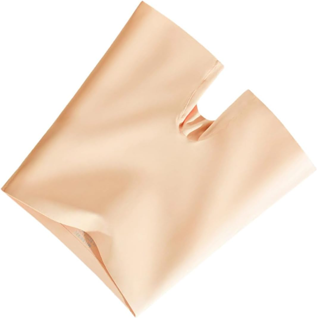 POPETPOP Women High Waist Safety Pants Pregnant Briefs Seamless Breathable Maternity Underwear Abdomen Support for Comfortable Daily Wear Khaki image number 2