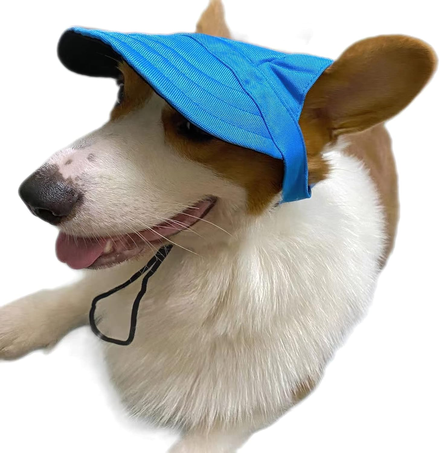 Nuatptin 3 Pieces Dog Baseball Cap with Ear Holes for Sun Protection, Breathable Outdoor Pet Visor Sunbonnet Outfit for Puppy, Adjustable Drawstring Dog Sport Hat for Small Medium Large Dogs Kitten image number 4