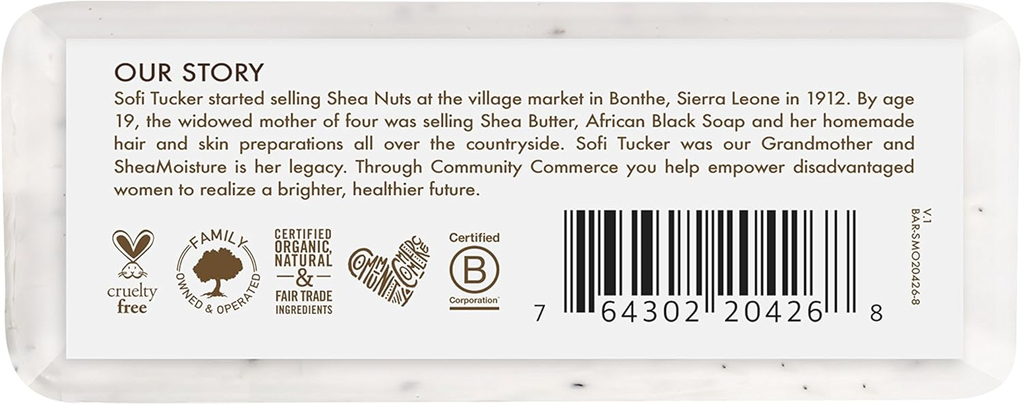 Shea Moisture 100% Virgin Coconut Oil Shea Butter Soap for Unisex, 322G image number 6