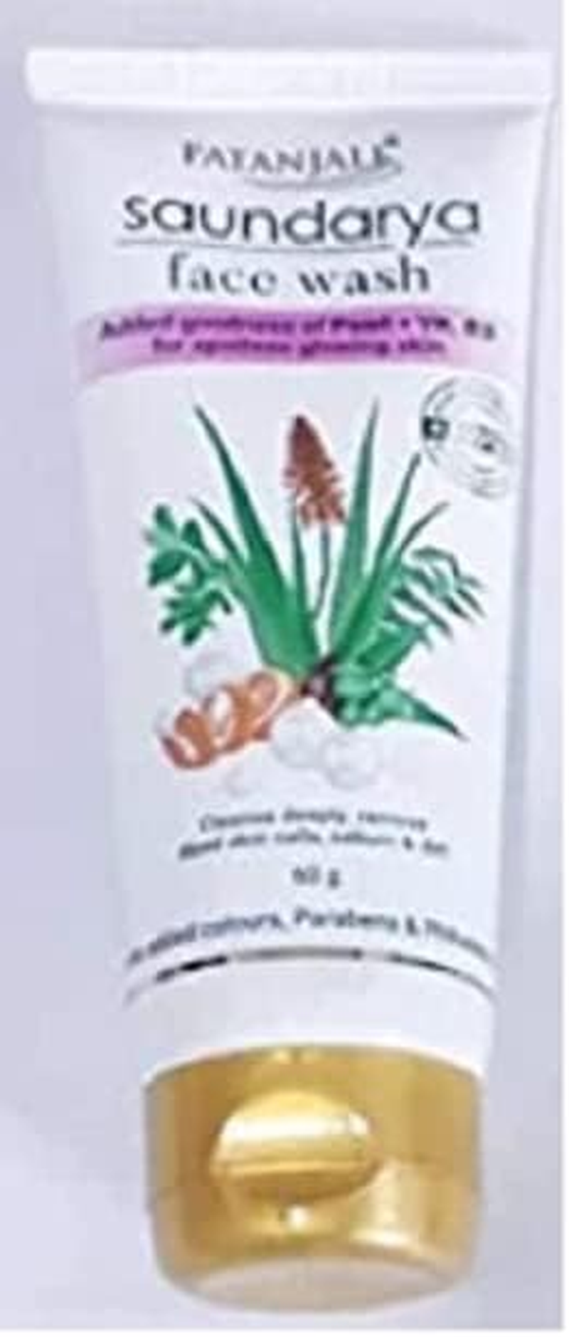 Patanjali Saundarya Face Wash 60Ml Pack of 2