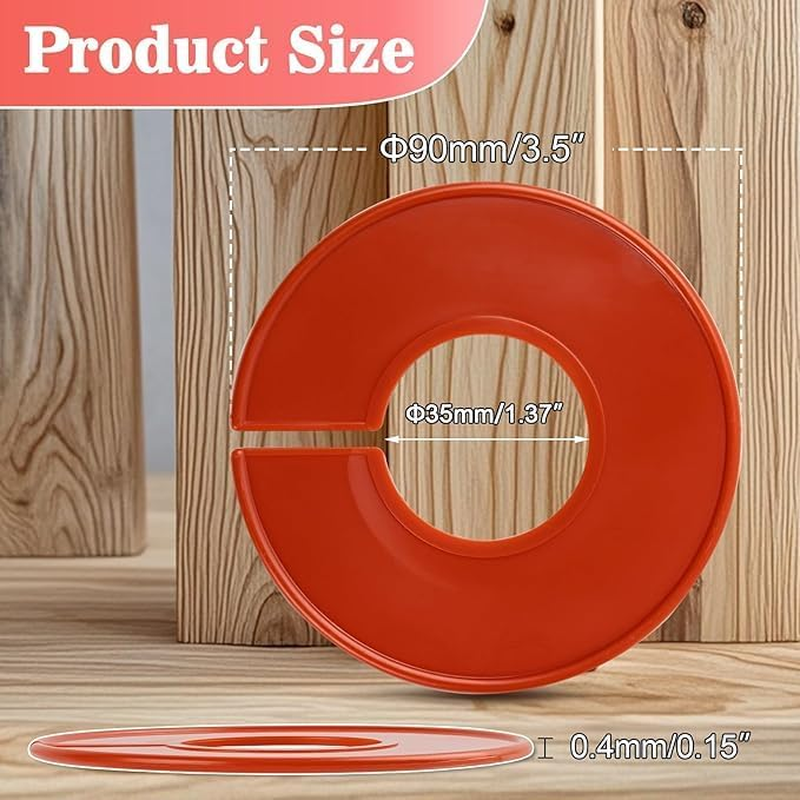50Pcs Clothing Rack Size Dividers Blank round Hangers Closet Dividers Baby Closet Size Dividers Hanging Ring Label for Home Closet Cloth Store, Random Color
