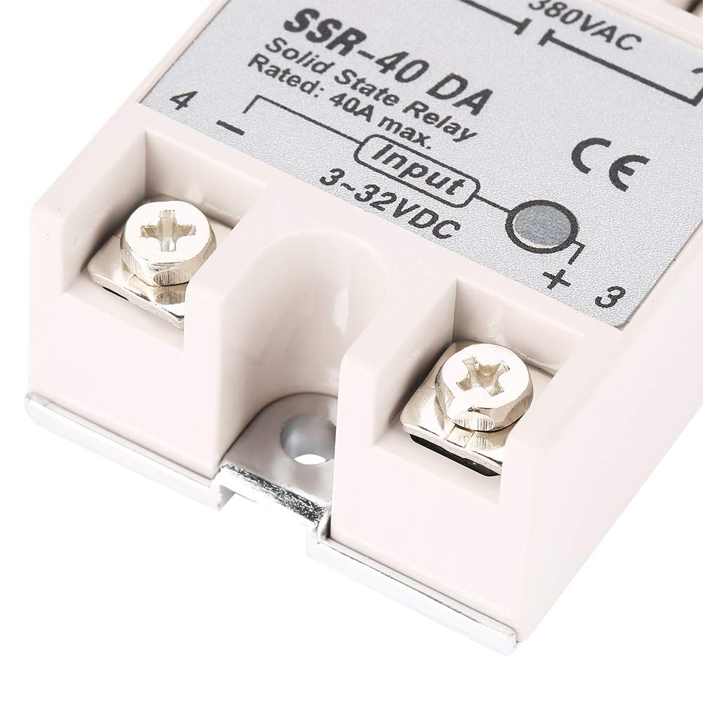 40A Solid State Relay, DC-AC No Noise No Switching Spark Solid State Relay, for Food Machinery Packaging Machinery image number 2