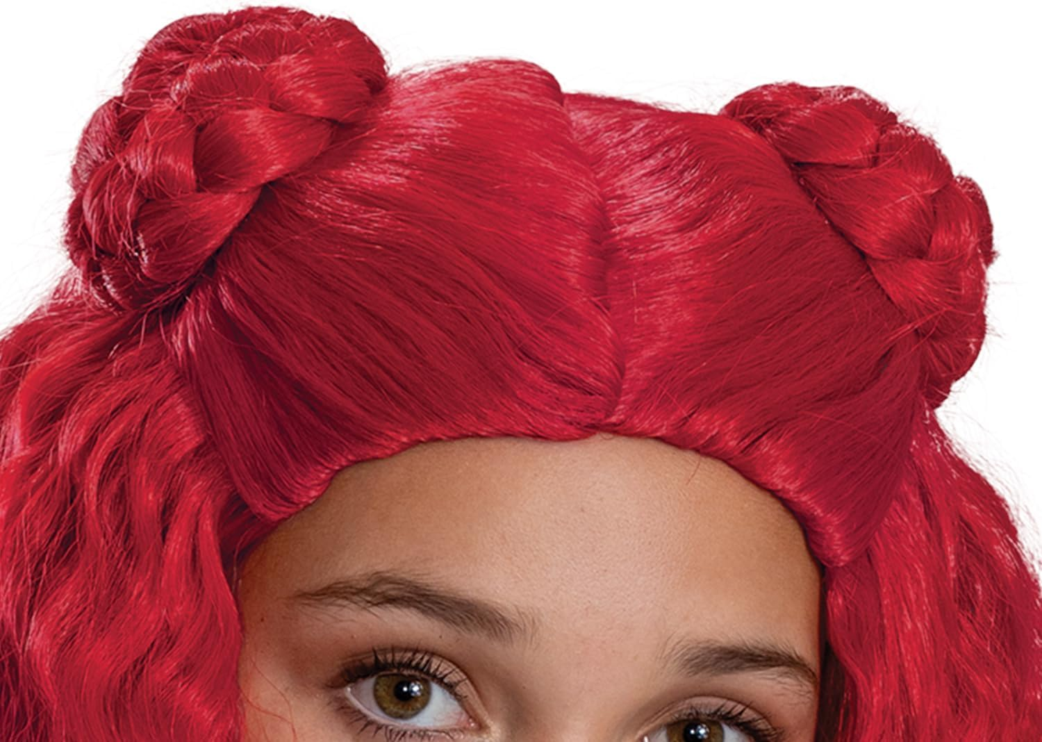 Descendants Red Wig, Official Disney Descendants the Rise of Red Costume Accessory, One Size Child image number 1