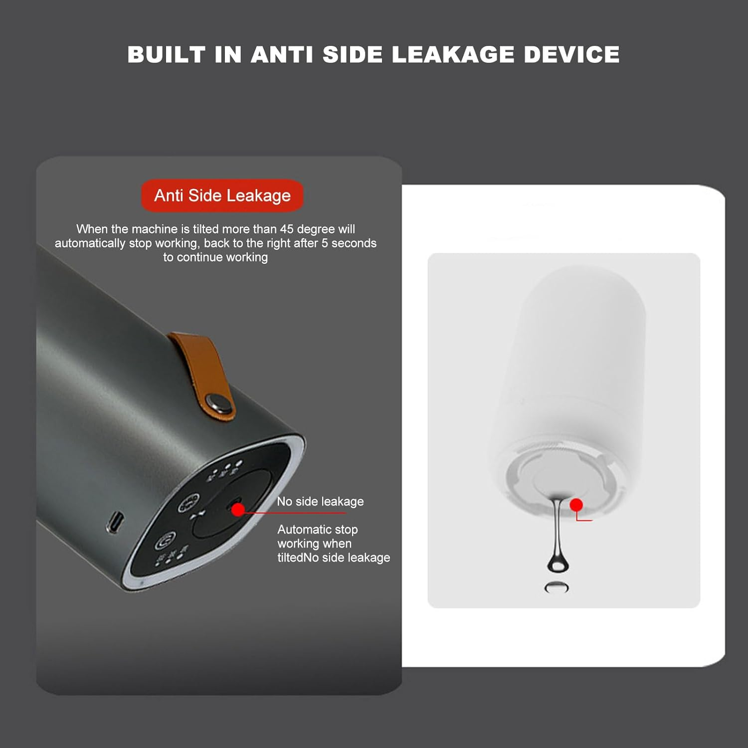 Waterless Diffusers for Essential Oils, Nebulizing Diffusearomatherapy Machine With, 2000Mah Portable Smart Car Aromatherapy Diffuser USB Charging image number 6