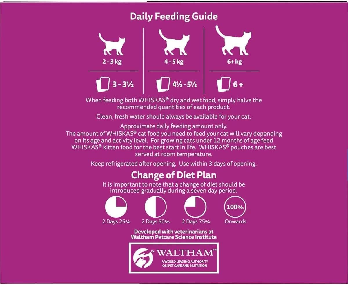 Whiskas Tuna Flavour Favourites in Jelly Wet Cat Food for 1+ Year 85 G (Pack of 24) image number 1