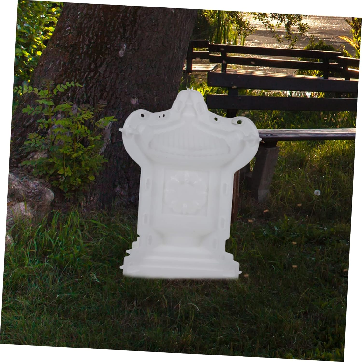 Balustrade Top Ornament Mould Concrete Pavilion Diy Mold Plastic Garden Edge Decor image number 1