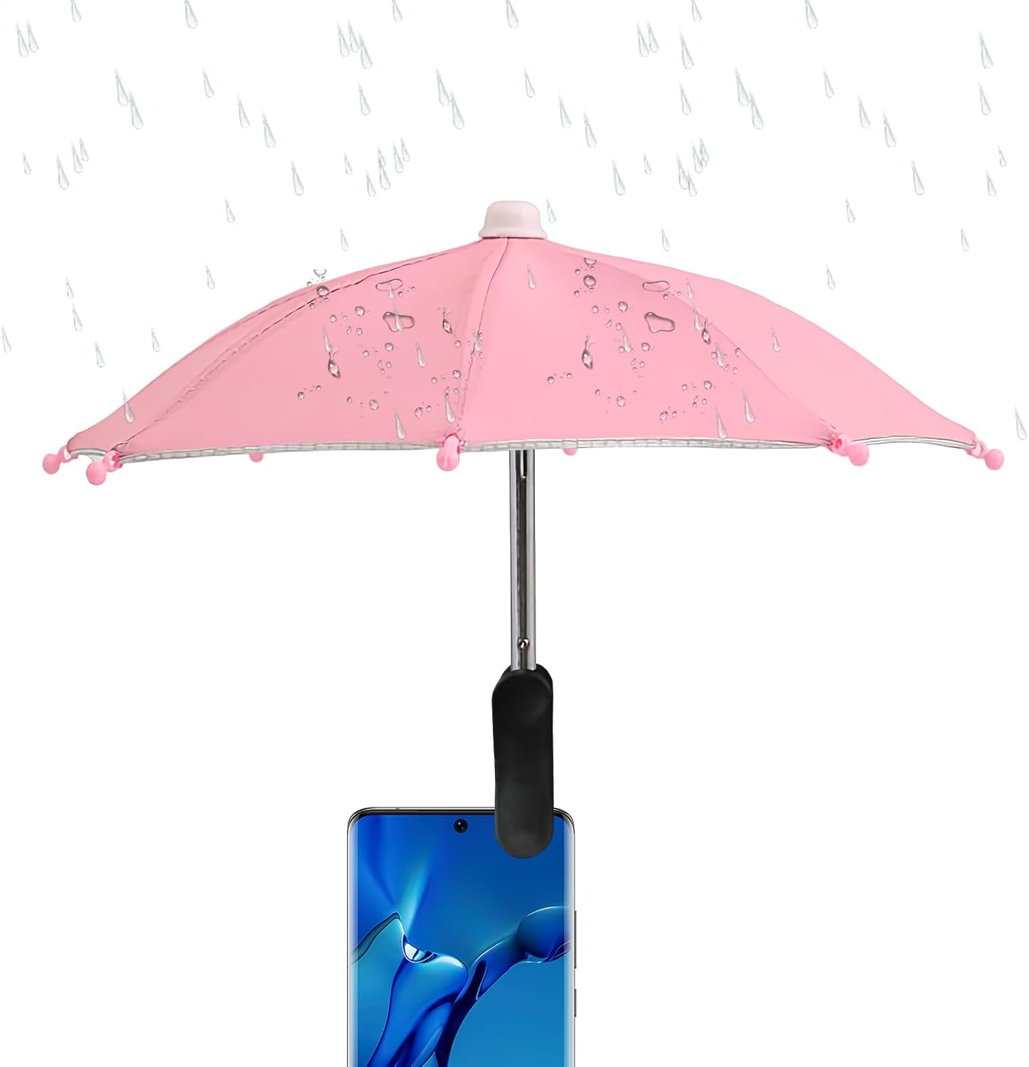 Umbrella for Phone Shade - UV Protection Phone Umbrella with Clip | Glare Blocking Cellphone Accessories, Lightweight Travel Supplies for Car Beach Pool Camping