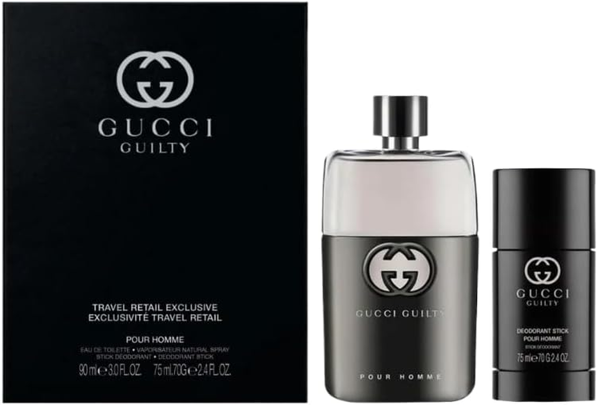 Gucci Guilty Pour Homme 2-Pieces Eau De Toilette Gift Set for Men