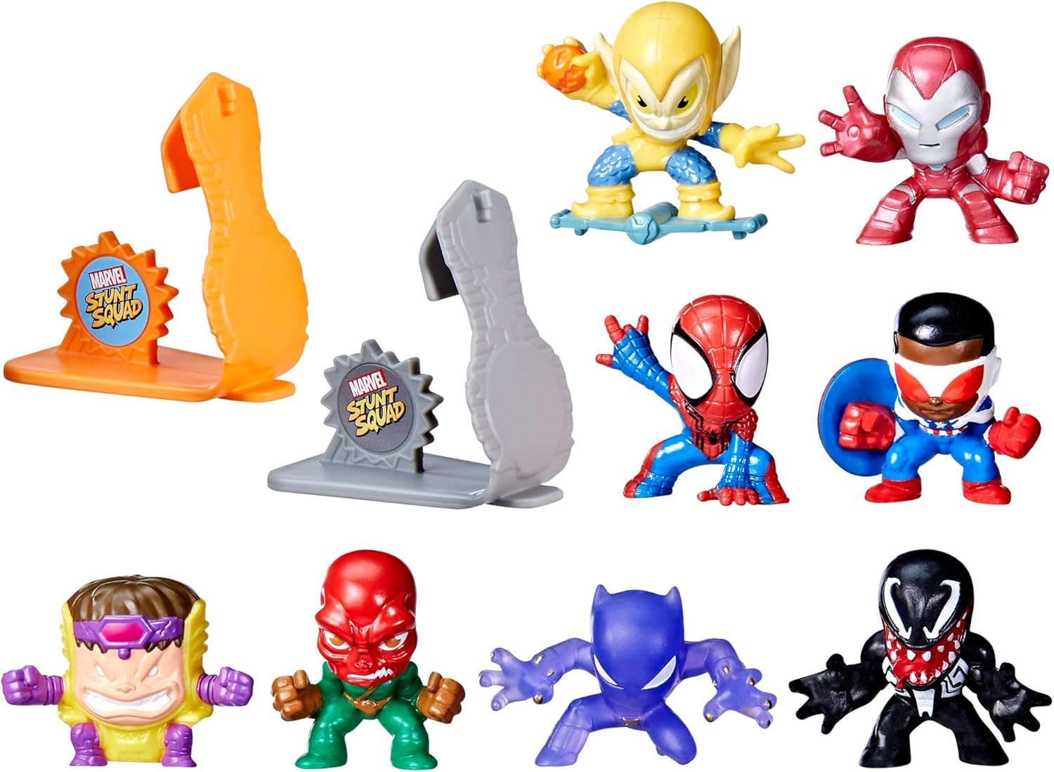 Marvel Hasbro Stunt Squad Figures Playset Mega PK