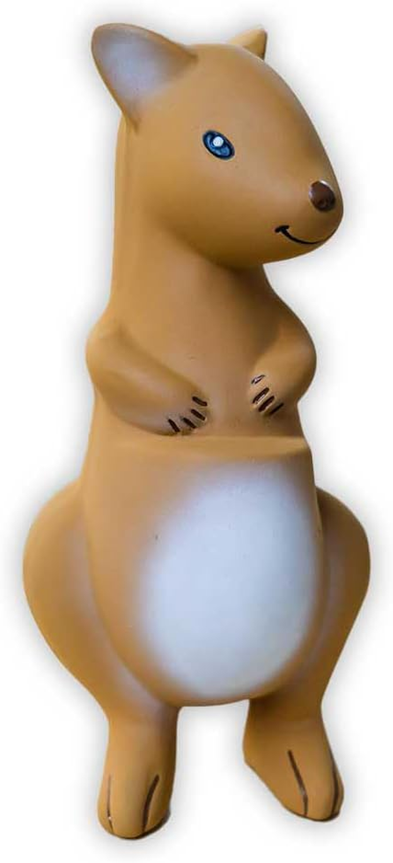 Tikiri Fully Enclosed My First Aussie Kangaroo All Rubber Rattle Teething & Bath Toy image number 3