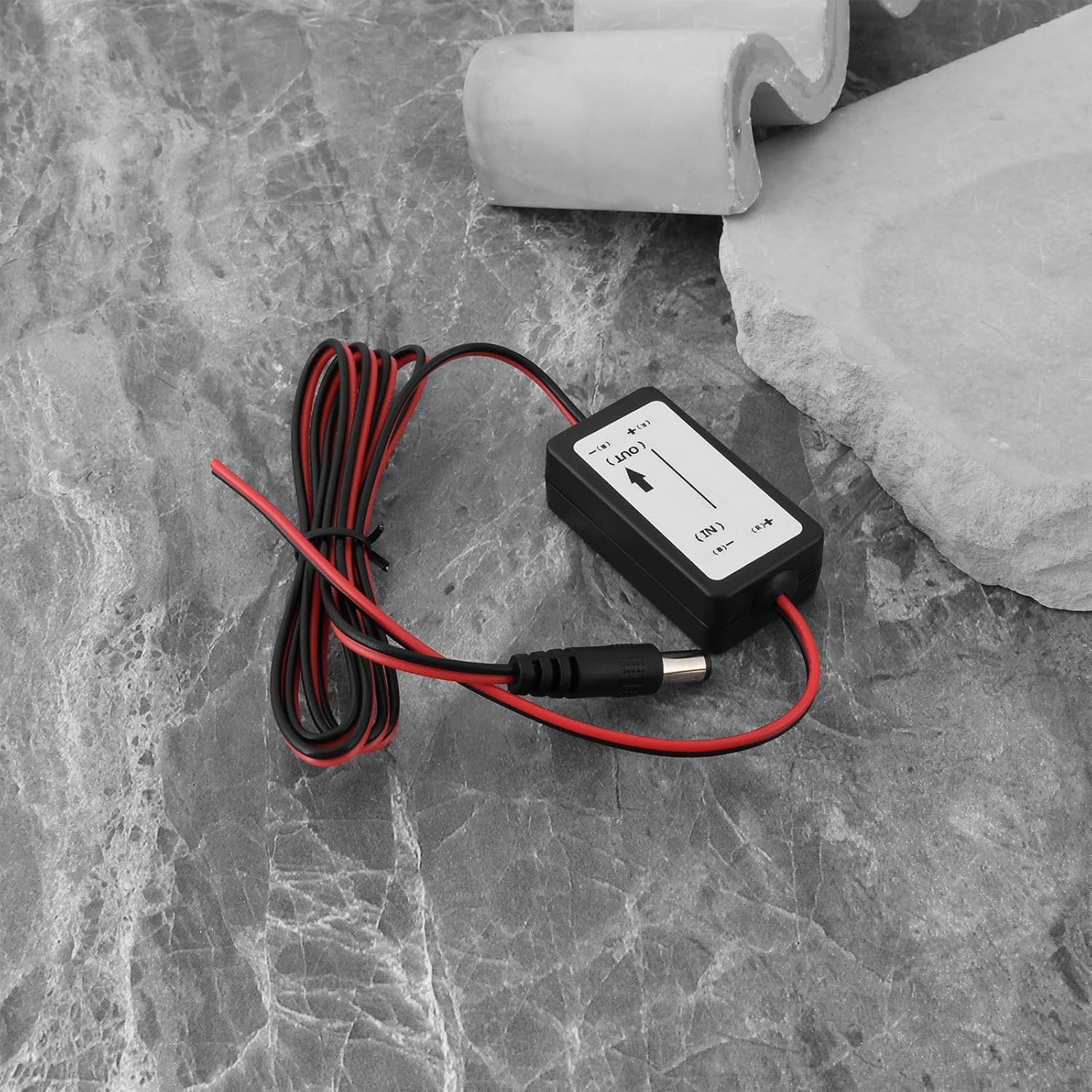 Emagtech 2Pcs 12V Reversing Camera Filters with Plug Camera Rectifiers Power Relay Capacitor Filter Compatible with BMW Compatible with Opel image number 2