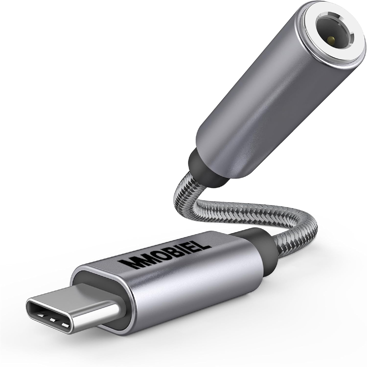 MMOBIEL USB-C to 3.5Mm TRRS 4-Pole Headphone Jack Adapter&ndash;32Bit/384Khz&ndash;Usb-C to Aux Adapter Cable Compatible with Samsung Galaxy S25/S24/S23, Ipad, Macbook, Iphone 17 16 15, Pixel 8 and More&ndash;Aluminum