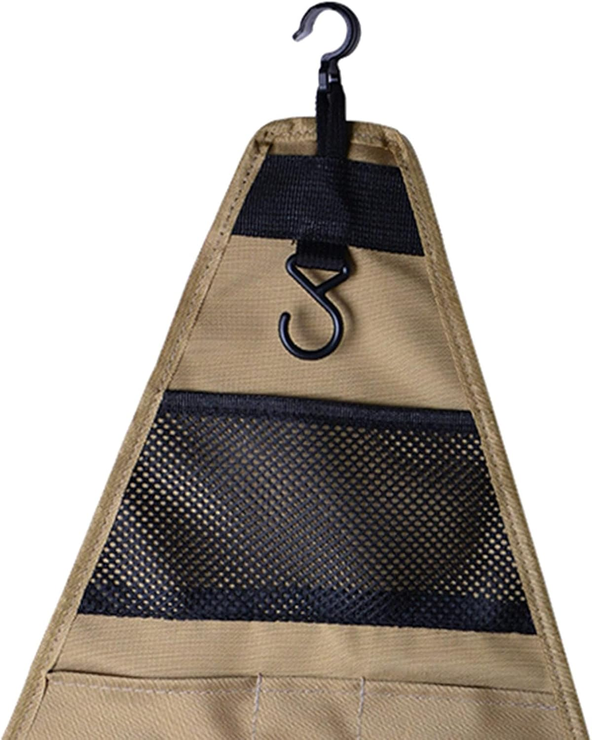 Bivouac Kitchen Cooking Utensil Tableware Travel Organizer Cook Accessories Portable Bag for BBQ Camping Hiking Travel Cookware Organizer Hanging Bag, Triangle Small