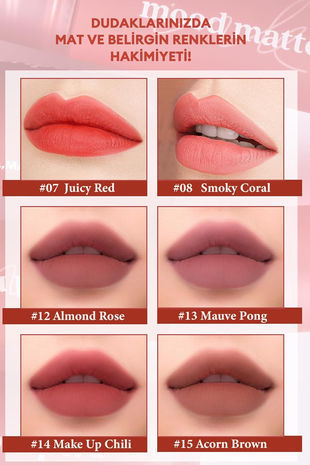 Peripera Ink Mood Matte Tint - Ginger Red image number 2