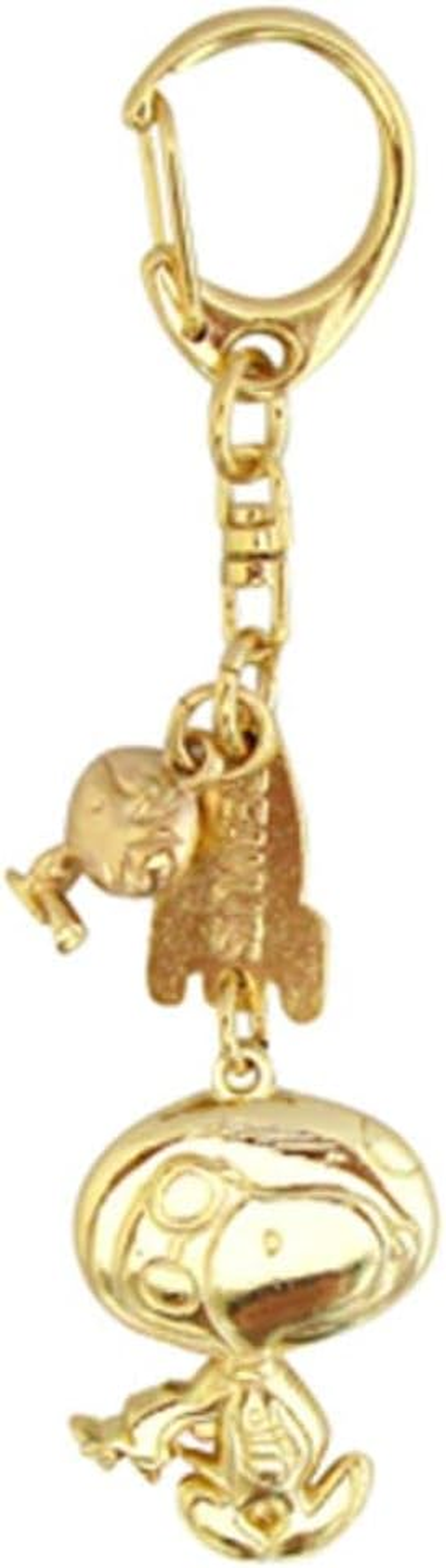 Ushikubo Kogei SN-047 Snoopy Cast Key Holder, Silver Fulbi