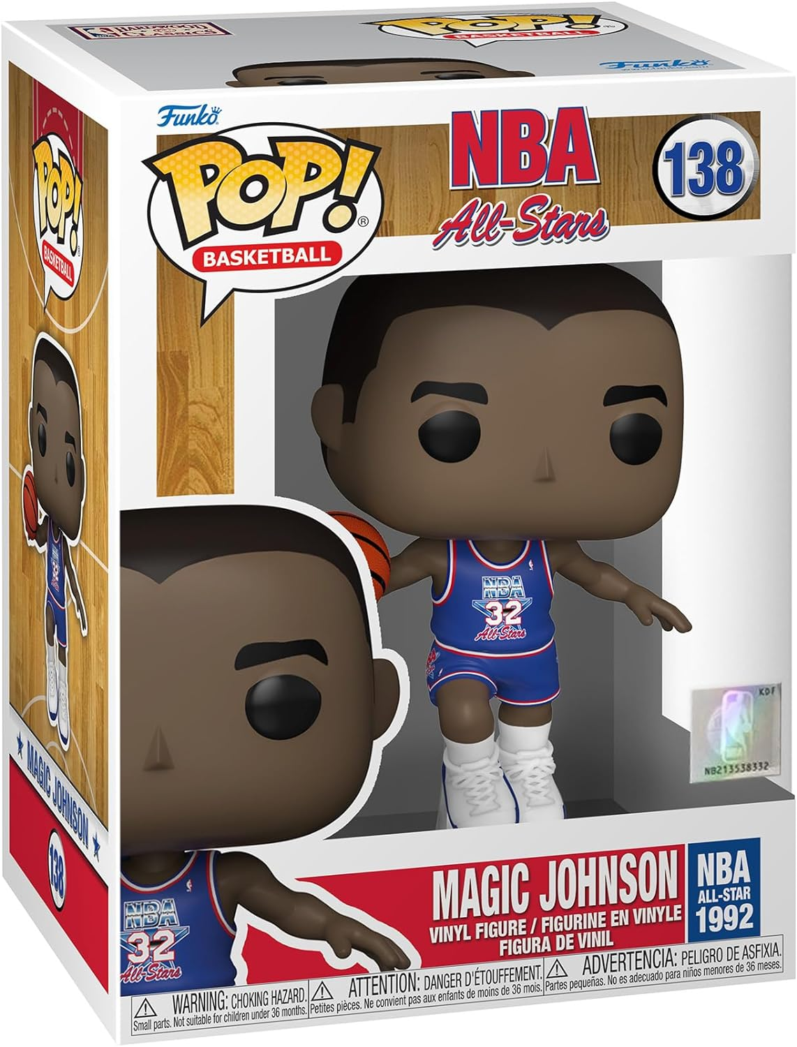 FUNKO POP! NBA: Legends -Magic Johnson (Blueallstaruni1991) image number 1