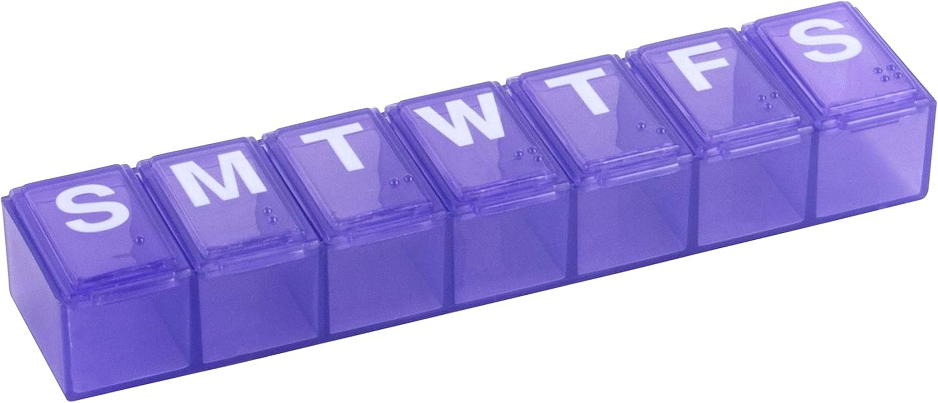 Ezy Dose 7-Day Pill Organizer, Medium, 7 Compartments image number 1