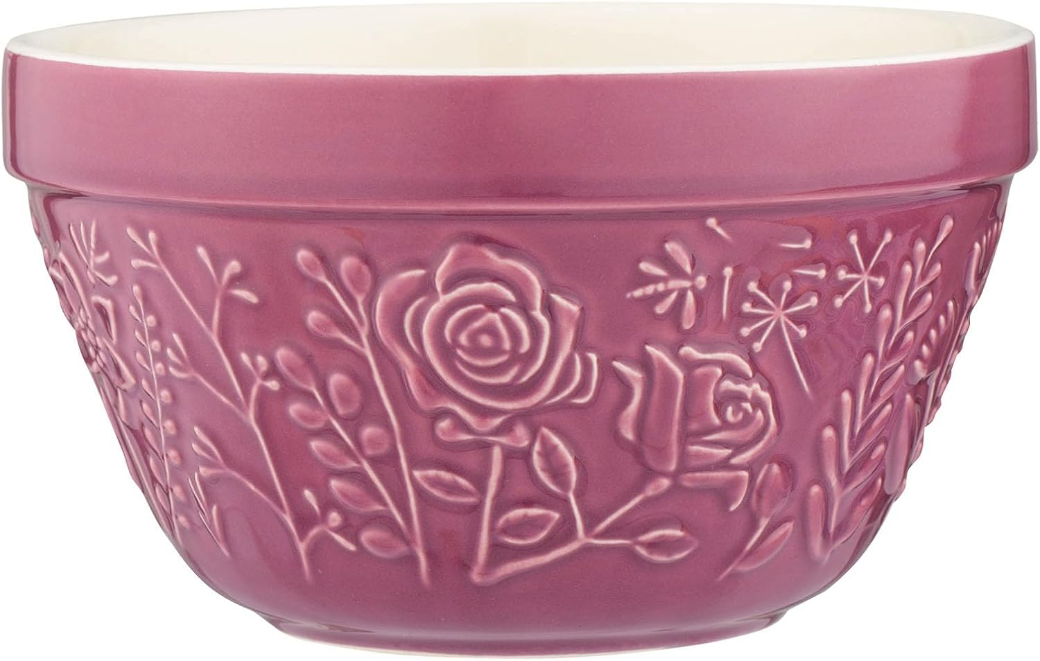 Mason Cash in the Meadow Purple Rose Pudding Basin, 16 X 9Cm/900Ml